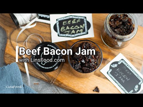 Beef Bacon Jam (aka Beef Bacon Chutney, perfect Hostess Gift!)