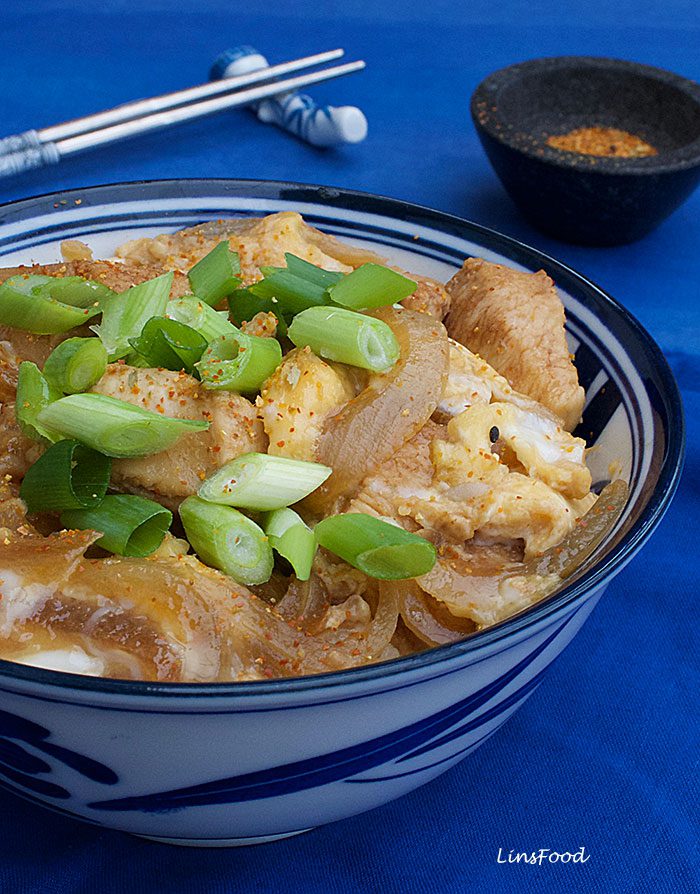 Oyakodon - Japanese Chicken and Egg over Rice