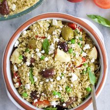 Pesto Couscous Salad, a lunchbox recipe