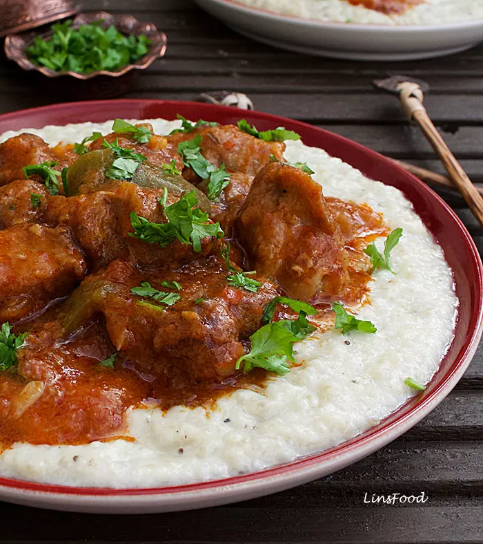 Hünkar Beğendi, Turkish Lamb Stew on Eggplant Cheese Sauce