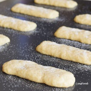 Eggless Savoiardi Biscuits