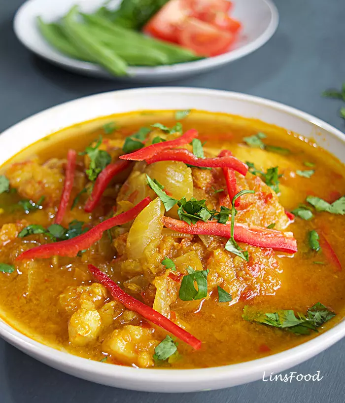 Singgang Serani, a Eurasian Fish Curry