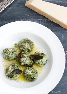Gnudi in Sage and Butter Sauce