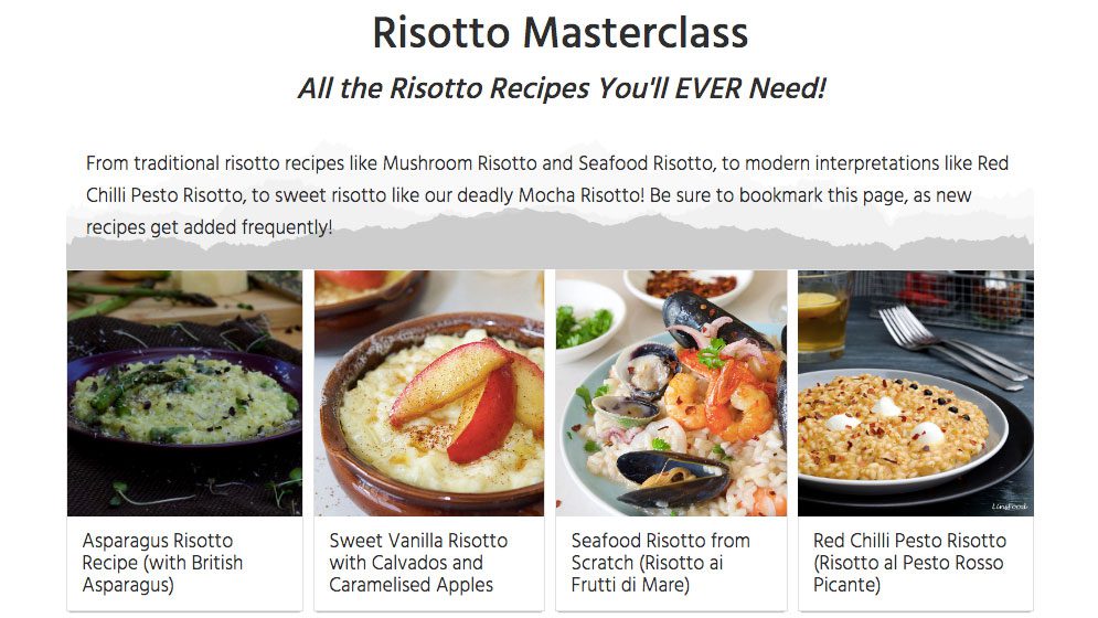 Risotto Masterclass All The Risotto Recipes You Ll Ever Need
