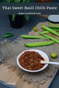 Thai sweet basil chilli paste