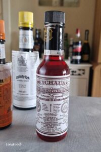 bottle of Peychaud's Bitters